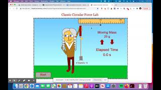 Centripetal Force Lab Part 1 Instructions [upl. by Guttery]