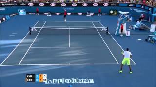 Karlovic AMAZING volley against Kyrgios [upl. by Charmine]