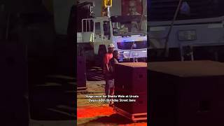 Stage recce for Shatta Wale at Ursula Owusu 60th Birthday Street Jams shattawale youtubeshorts [upl. by Hogan]