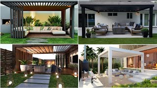 50 Modern Patio Design Ideas 2023  Backyard Garden Landscaping ideas [upl. by Ellekcim283]