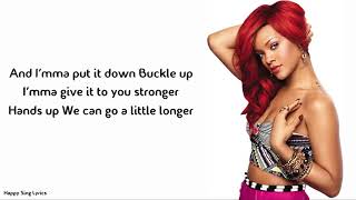 RUDE BOY  RIHANNA Lyrics [upl. by Ribble]