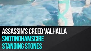 Assassins Creed Valhalla  Snotinghamscire  Standing Stones [upl. by Ayekel]