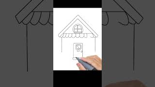 Learn to Draw House drawingguide drawinglessons drawingtutorial [upl. by Mcmullan302]