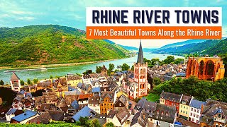 7 Most Beautiful Towns Along the Rhine River Neckar amp Moselle Rivers Flow into the Rhine to Visit [upl. by Beitnes]