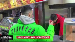 RAPPING MY ORDER AT A UK TAKEAWAY FAST FOOD RESTAURANT  ORDERING LIKE A BOSS  NAVEED CENTRAL [upl. by Hedaza]