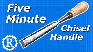 Fit a chisel handle fast and easy [upl. by Zoes95]