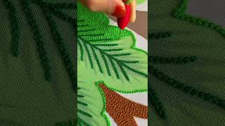 Tree leaf embroidery [upl. by Arobed]