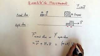 Exercice de sciences physique  quantité de mouvement [upl. by Esinahs756]