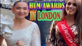 9th HUM AWARDS London  YUMNA ZAIDI and Miss Pakistan 🇵🇰 Entering  yumnazaidi bollywood humaward [upl. by Aynotel319]