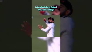 India vs England 2021 Lords Test Day 5 [upl. by Gewirtz]