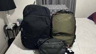 Pakt 35L Aer Pro 20L and Bellroy Chimera 6L [upl. by Gal]