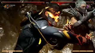 Mortal Kombat 1 2023 Takeda amp Frost Kameo Fatal Blow [upl. by Ennayr]