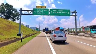 Drive from Southkey to Setia Tropika to Jabatan Pendaftaran Negara Johor Bahru [upl. by Minabe]