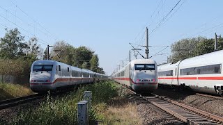 Durchfahrten von 3 ICEs Zeitgleich in BerlinStaaken  Unterwegs mit TrainspottingDE193 [upl. by Ailahk302]