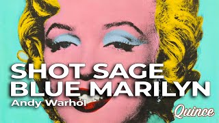 Andy Warhol Shot Sage Blue Marilyn  Art Explained [upl. by Enneire944]