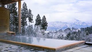 Staying at Hidden Onsen Ryokan in Japans Snow Village  Satoyamajujo Niigata [upl. by Cannon]