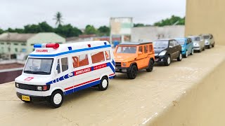 Lets Unboxing Passenger Cars Police Car Swift Brezza Echo Innova Ford EcoSport Ambassador [upl. by Ennahoj]