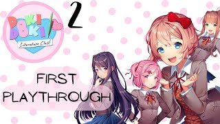 Doki Doki Literature Club First Playthrough Part 2 [upl. by Ytirahc]