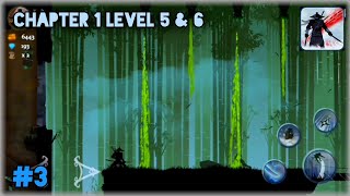 Ninja Arashi  Chapter 1 Level 5 amp 6  Gameplay part 3 [upl. by Ennairod]