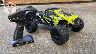 AMORIL 1 10 RTR Brushless RC Off Road Monster Truck  Unbox [upl. by Adnesor]