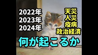 タロット占い 2022年2023年2024年を占うー天災 人災、疫病、政治経済 [upl. by Lindberg]