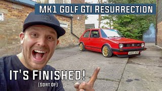 After 18 months It I Finished 1983 Mk1 Golf GTI Restoration 18 20v t Engine Swap [upl. by Glasgo715]