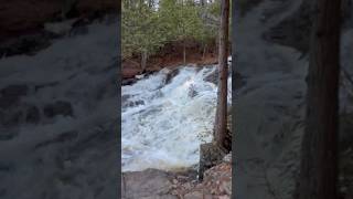 Duchesnay Waterfalls  North bay Ontario Canada 🇨🇦 viral Duchesnay waterfall canada shorts [upl. by Odama]