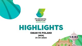 FIH Hockey5s World Cup 2024 Bronze medal game  Mini highlights Oman vs Poland Women [upl. by Mettah]