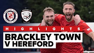 HIGHLIGHTS Brackley Town 20 Hereford  Saturday 16th March 2024 [upl. by Mailliw779]