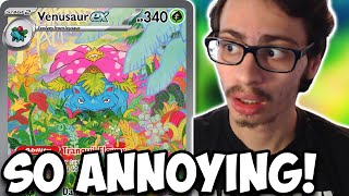 My New Venusaur ex Deck Is VERY Annoying To Play Against Item Lock wVenomoth PTCGL [upl. by Bluh490]