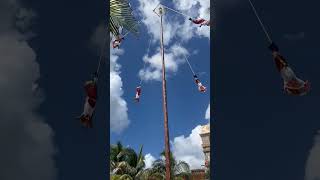 കണ്ട് തലമിന്നി😇PAPANTLA FLYERSDANCE OF FLYERSCOSTAMAYA MEXICO CRUISE PORT TOURIST PLACE SHORTS [upl. by Welbie]