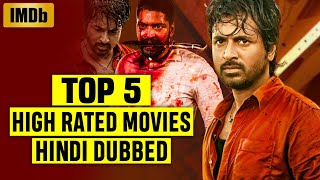 Top 5 Highest Rated South Indian Hindi Dubbed Movies on IMDb 2023  Part 13 [upl. by Lacee]