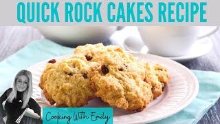 How To Make Rock Cakes  The Easiest Recipe For Rock Cakes [upl. by Ahsuas680]