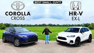 RELIABLE amp AFFORDABLE  2024 Toyota Corolla Cross vs 2024 Honda HRV Comparison [upl. by Eisus214]