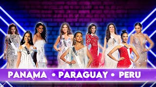 MISS UNIVERSE  PANAMA PARAGUAY PERU [upl. by Jelene779]