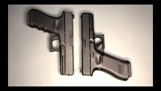 Glock 17 Gen 4 and Gen 5 Comparison [upl. by Anitsrik]