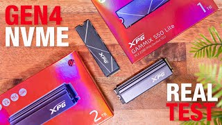 XPG Gammix S70 VS S50 Lite VS SX8200 Pro Review  Real World File Transfer Tests [upl. by Sirref]