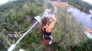 Brevard Zoo Treetop Trek Gopro HD ziplines [upl. by Aihsened]