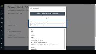 DSpace 7 How to Create a Community [upl. by Bagger]
