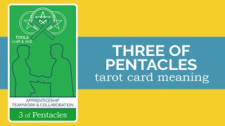 The Three of Pentacles Tarot Card [upl. by Ahseenak]