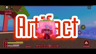 ARTIFACT  unsightly rage 💢  in a one piece game roblox  AOPG  damage showcase [upl. by Siuqcram]