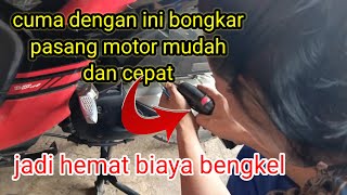 TERNYATA SANGAT MUDAH GANTI FILTER MOTOR GENIO BISA DILAKUKAN SENDIRI [upl. by Dranreb]