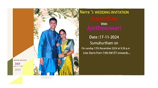 Janardhan with Jyotheeswari [upl. by Linet]