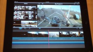 How To Export Garage Band Music To iMovie On An iPad [upl. by Ecirtnom]