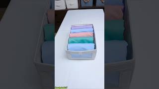 Ultimate Sweatshirt Storage Hack  Cute Clothes Folding Tutorial shorts closetsaturation fashion [upl. by Jeaz]