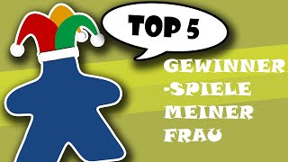 Top 5 Spiele die meine Frau immer gewinnt [upl. by Ayatnwahs563]