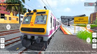 Mumbai Local Train Game for Android  RG Train Tech Demo Android Gameplay  New Train Games 2024 [upl. by Anahs]