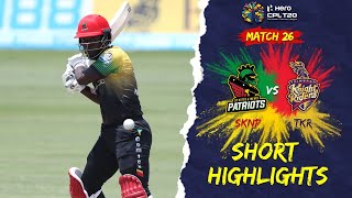 Highlights  Trinbago Knight Riders vs St Kitts and Nevis Patriots  CPL 2022 [upl. by Oralie31]