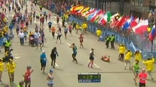 Boston Marathon Explosions Terror at the Finish Line [upl. by Pallas743]