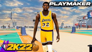 NEW ONE of a KIND PLAYMAKER BUILD on NBA 2K22 [upl. by Durkee439]